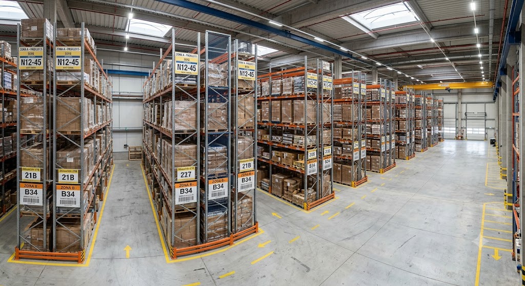 Sistema de almacenamiento en almacen